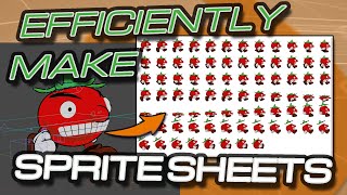 How to Make a Sprite Sheet from a 3D Animation in Blender