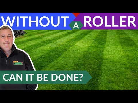 How to stripe a lawn for Free | DIY with no ROLLER