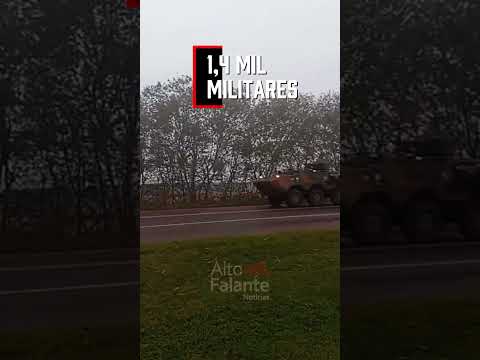 Blindados do Exército Brasileiro passando por Assis Chateaubriand | PR