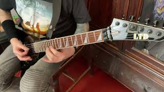 Fight - For All Eternity (guitar solo playingthrough) cover