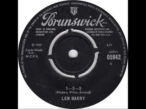 UK New Entry 1965 (272) Len Barry - 1-2-3