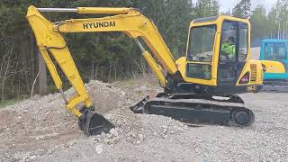 Hyundai 55-7, 2012, Diesel, 4,488 h, Lahti mini excavator | Image 4 - Machineryline