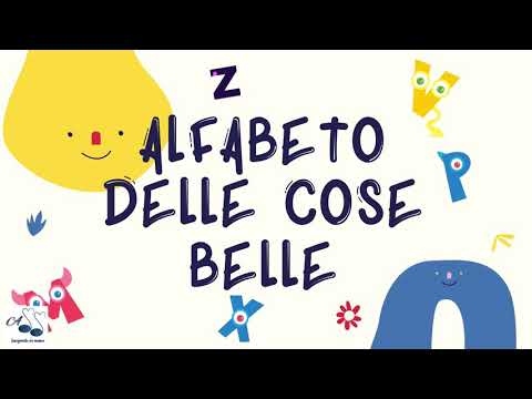 Alfabeto delle cose belle con testo