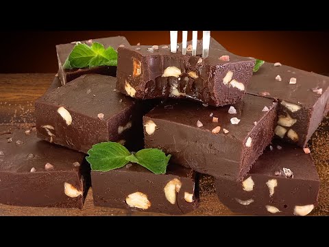 ONLY 3 INGREDIENTS! NO BAKE! This Chocolate Fudge Melts in Your Mouth | Quick Recipe.