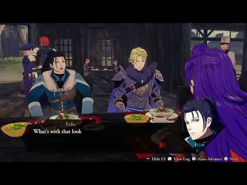 Felix and Dimitri Meal Convo - Fire Emblem Warriors: Three Hope