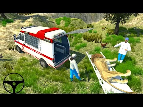 animal ambulance game simulator | top new game | ambulance drive