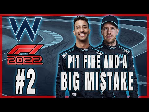 Williams RTG Motorsport Manager S3 E2 - Pit Fire and a Big Mistake