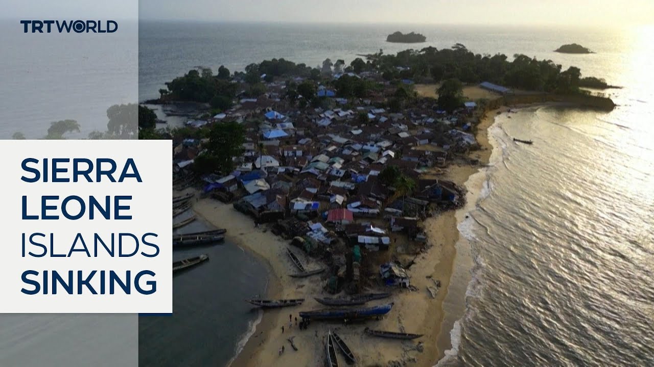 Rising sea levels shrinking islands off Sierra Leone