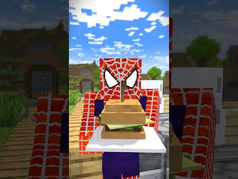 Intense Cooking Showdown: Herobrine vs Spider-Man!