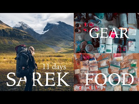 GEAR and FOOD for 11 day self-supported Autumn Wilderness Camping trip