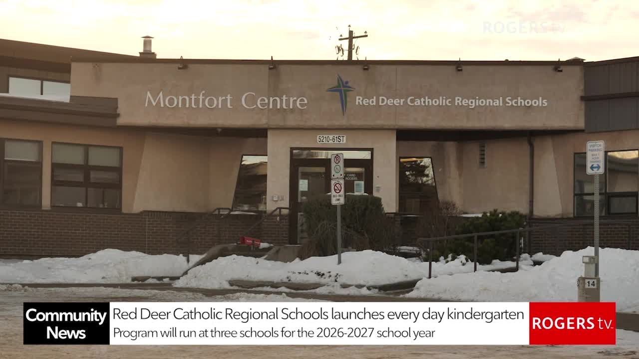 Red Deer Catholic Regional Schools launches every day kindergarten | Rogers tv