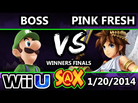 S@X - Pink Fresh (Pit) Vs. WS | Boss (Luigi) SSB4 Winners Finals - Smash 4