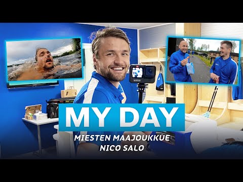 MY DAY: miesten maajoukkue - leiripäivä Nico Salon silmin