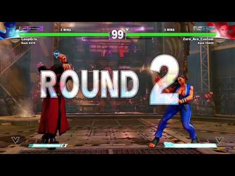 SFV - LoupGris (M.Bison) vs Zero_Ace_Custom (Laura)