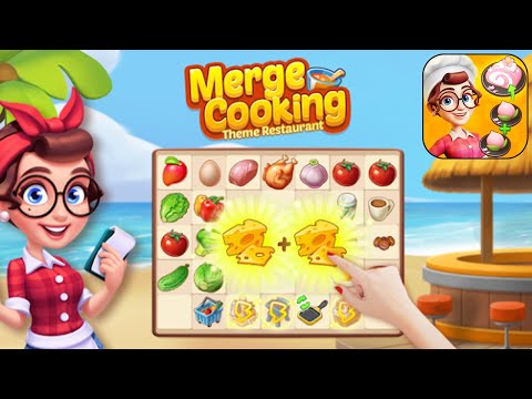 Merge Cooking: Theme Restaurant - Gameplay Walkthrough Part 1 - iOS, Android