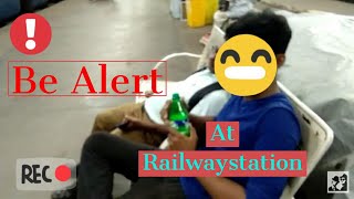 preview picture of video 'BE ALERT AT RAILWAY STATION ! / #VLOG 03 /KERALA'