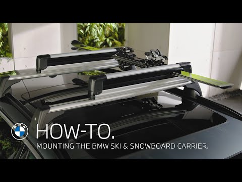 Mounting the BMW Ski and Snowboard Carrier - How To