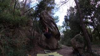 Video thumbnail of El Penjat, 6a+. Savassona