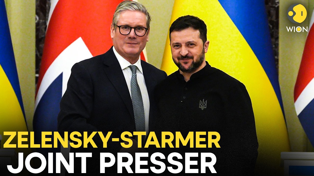LIVE: Ukraine President Zelenskiy and UK PM Starmer Hold Joint Press Conference | WION LIVE