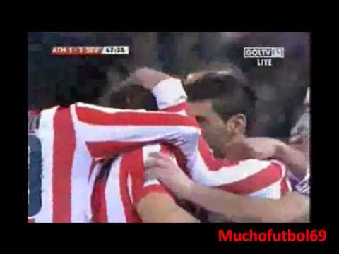 Atletico Madrid 2 - Sevilla CF 1 - Liga BBVA 2009-2010 Jornada 16