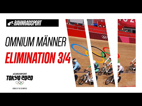 Omnium Männer - BAHNRADSPORT | Elimination 3/4 Highlights | Olympische Spiele - Tokyo 2020