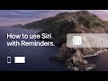 How To Use Siri With Apple Reminders