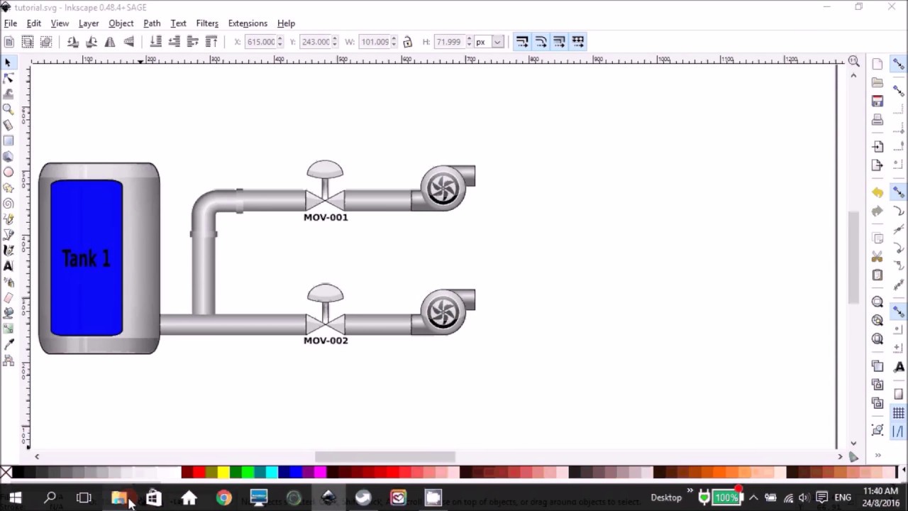 Ecava IGX SCADA Tutorial: Pump Status animation