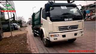 preview picture of video 'XE ÉP RÁC DONGFENG 6 KHỐI, BÁN XE CUỐN ÉP RÁC 6M3 DONGFENG NHẬP KHẨU'