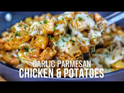 Why Garlic Parmesan Chicken & Potatoes Became a Viral Sensation That Everyone is Going Crazy Over!