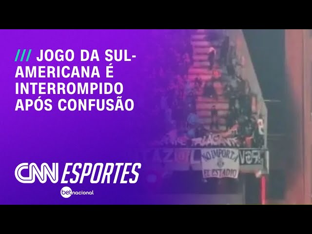 Confusão suspende jogo entre Independiente x La U na Sul-Americana | CNN NOVO DIA