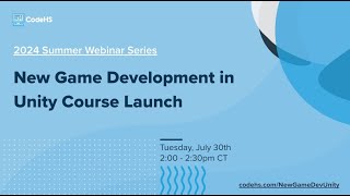 New Game Development in Unity Course Launch thumbnail