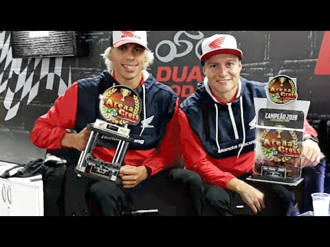 Lucas Dunka e Hector Assunção na Arena Racing