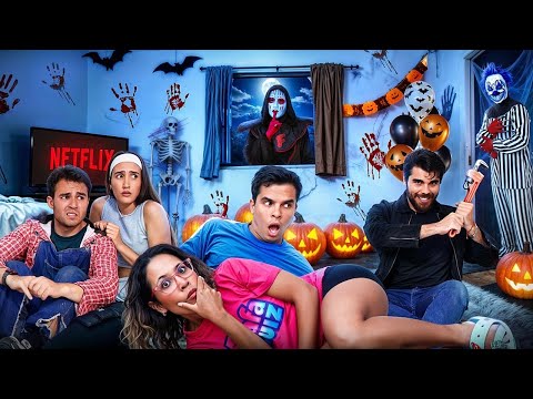 WE SPENT THE NIGHT IN THE MOST RANDOM HAUNTED ROOMS IN THE NEW MANSION AND WE REGRET IT SO MUCH!