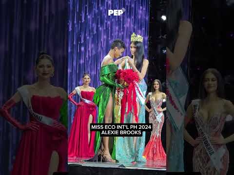 Alexie Brooks wins Miss Eco International Philippines 2024 crown #PEP #shorts