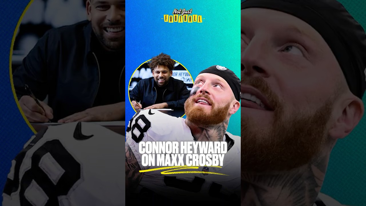 Connor Heyward kept it real when talking about the Max Crosby situation 😂😭 #maxxcrosby #raiders