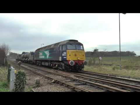 57003 and 57310 on 3S01, 09:20, Stowmarket D.G.L. - Stowmarket D.G.L. (18:21)