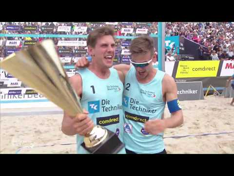 Das Männer-Finale der Deutschen Beach-Volleyball Meisterschaft 2019