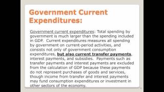 Government Consumption Expenditures