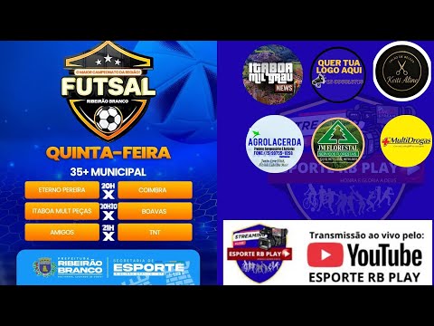  #SegundaRodada – Campeonato de Futsal Ribeirão Branco 2025 ⚽🔥