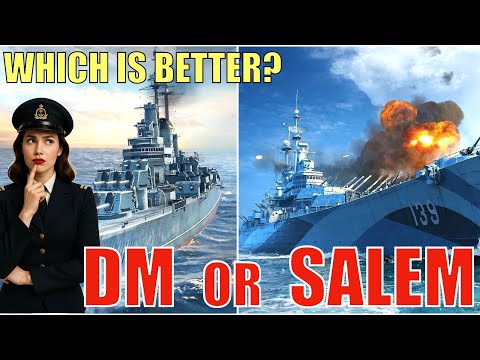 Salem or Des Moines? Which one would you pick? The Tier X Cruiser Showdown You NEED to See WoWs