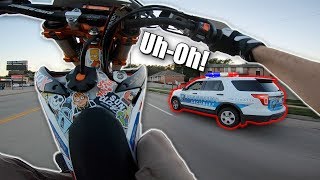 Almost Made Him CRASH | "Let Me Ride Your Bike!"