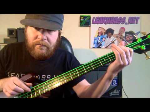 Fun to play Moody Line: A Bass Lesson Everyday # 245