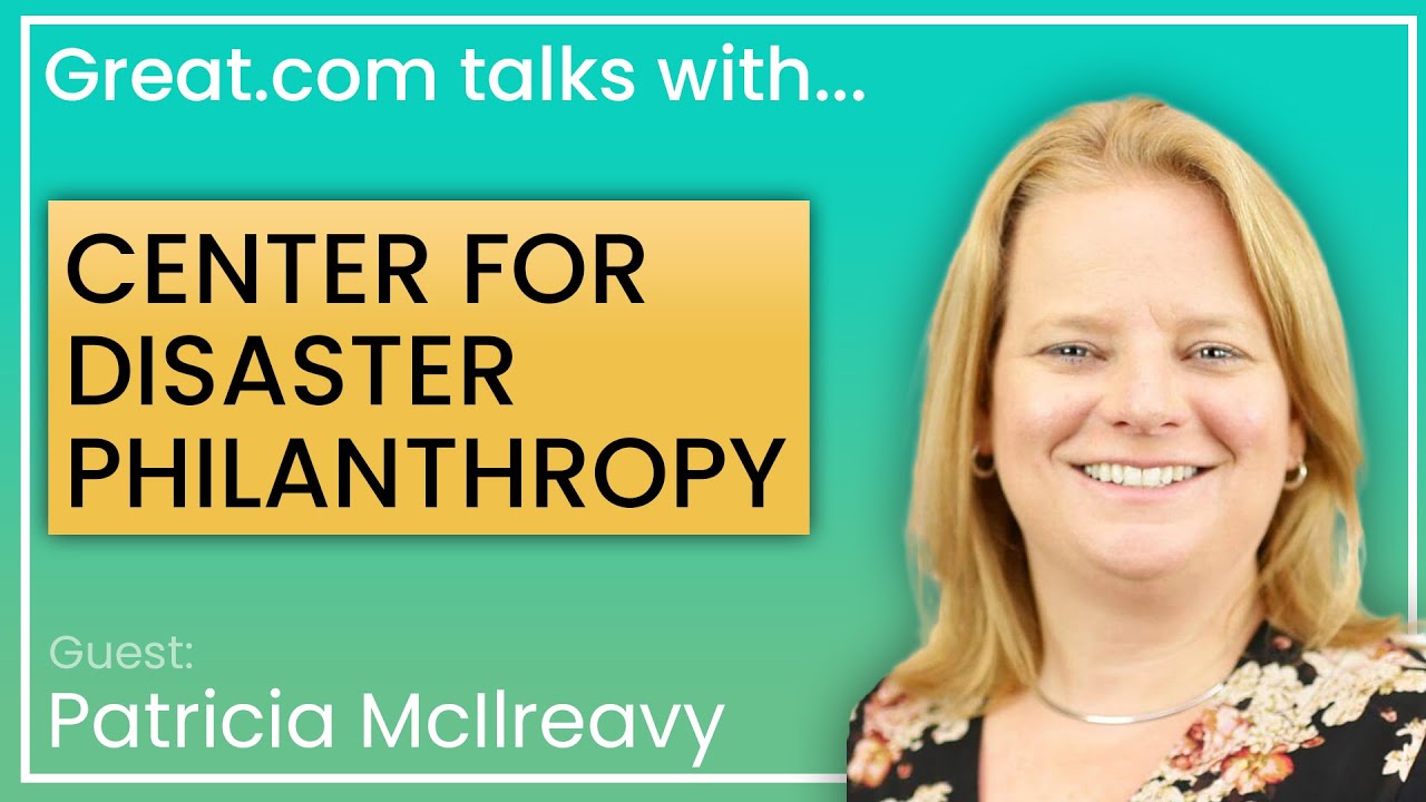 #144 Center for Disaster Philanthropy Interview - What Defines a Disaster and How We React to It?