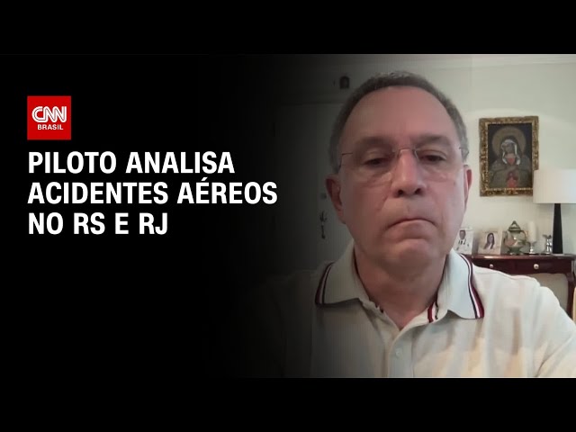 Piloto analisa acidentes aéreos desta sexta-feira (3) no RS e RJ | CNN 360º
