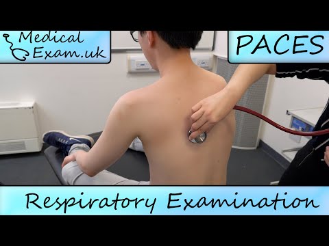 Respiratory Examination Routine - PACES teaching