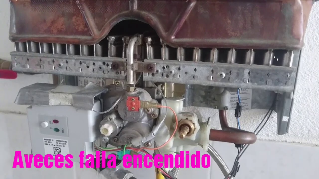 Calentador de paso a gas aveces no arranca Junkers bosch