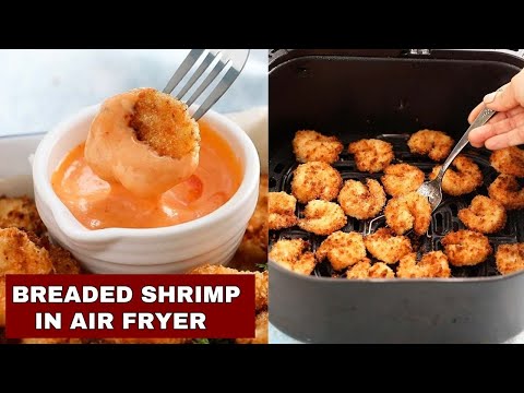 Crispy Air Fryer Shrimp - Only 4 ingredients!
