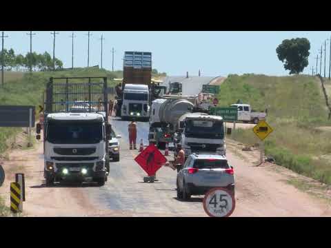 FALERO HACE REPASO DE LAS OBRAS VIALES EN CERRO LARGO