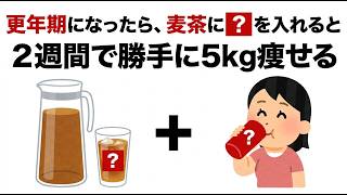 【更年期ダイエット】14日間でマイナス5キロ！健康的に痩せる麦茶の取り入れ方と豆知識