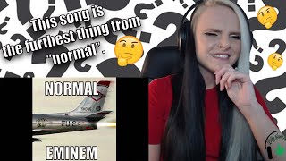 This song is the FURTHEST thing from NORMAL! | Eminem Normal (Official Audio) REACTION